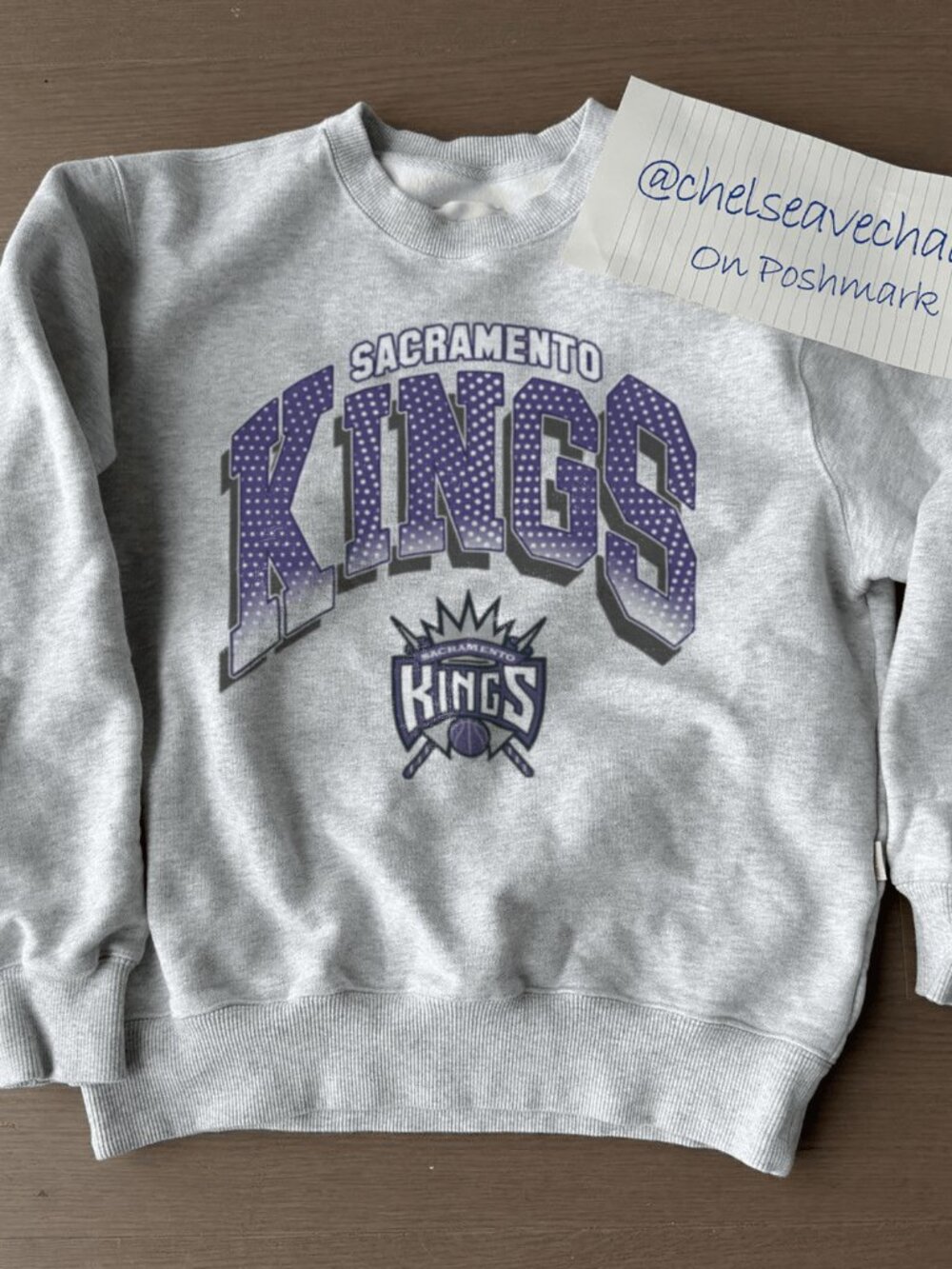 Vintage Sacramento Kings Basketball Sweatshirt, NBA Sacramento Kings Shirt Tee